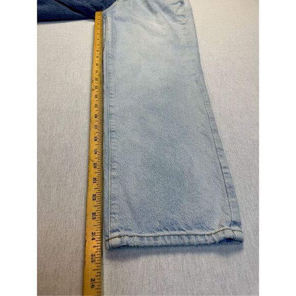 Pacsun High Rise Straight Leg Two Toned Color Block Jeans Sz 28 - Picture 6 of 10